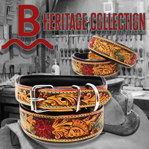 "The Loving" - Brushy Creek's Heritage Collection Hand Tooled Collar