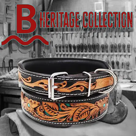 "The Culberson" - Brush Creek's Heritage Collection Hand Tooled Collar