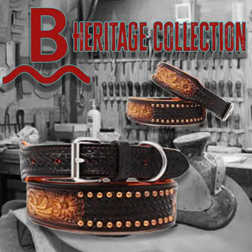 "The Presidio" - Brushy Creek's Heritage Collection Hand Tooled Collar