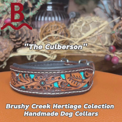 "The Culberson" - Brush Creek's Heritage Collection Hand Tooled Collar