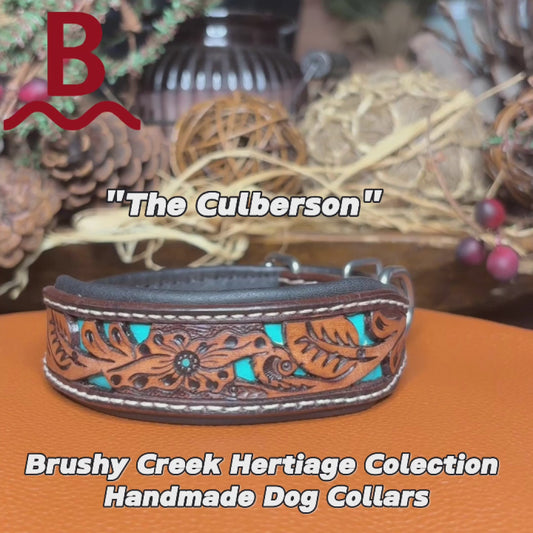 "The Culberson" - Brush Creek's Heritage Collection Hand Tooled Collar