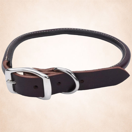 Rolled Latigo Collar